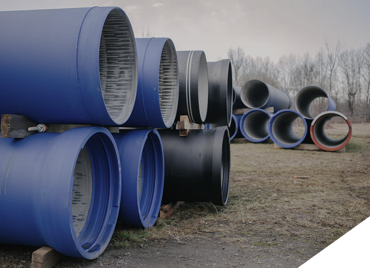 Ductile iron pipes